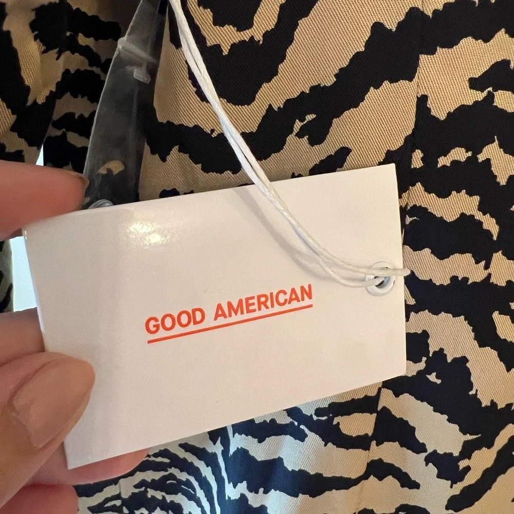 GOOD AMERICAN | Animal Print Oversized Jacket - Picture 4 of 9